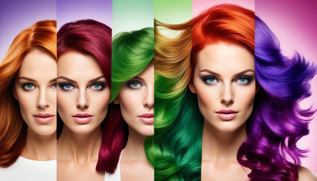 cores de cabelo