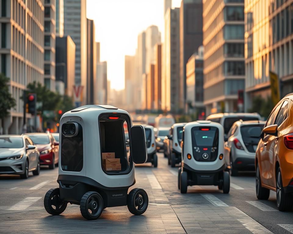 Robôs entregadores: logística sem motoristas humanos