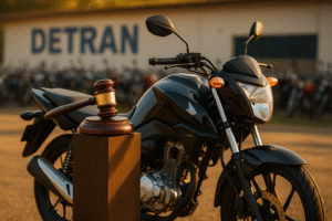 Leilão de motos do Detran