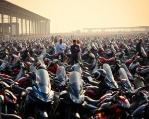 Leilão de motos do DETRAN