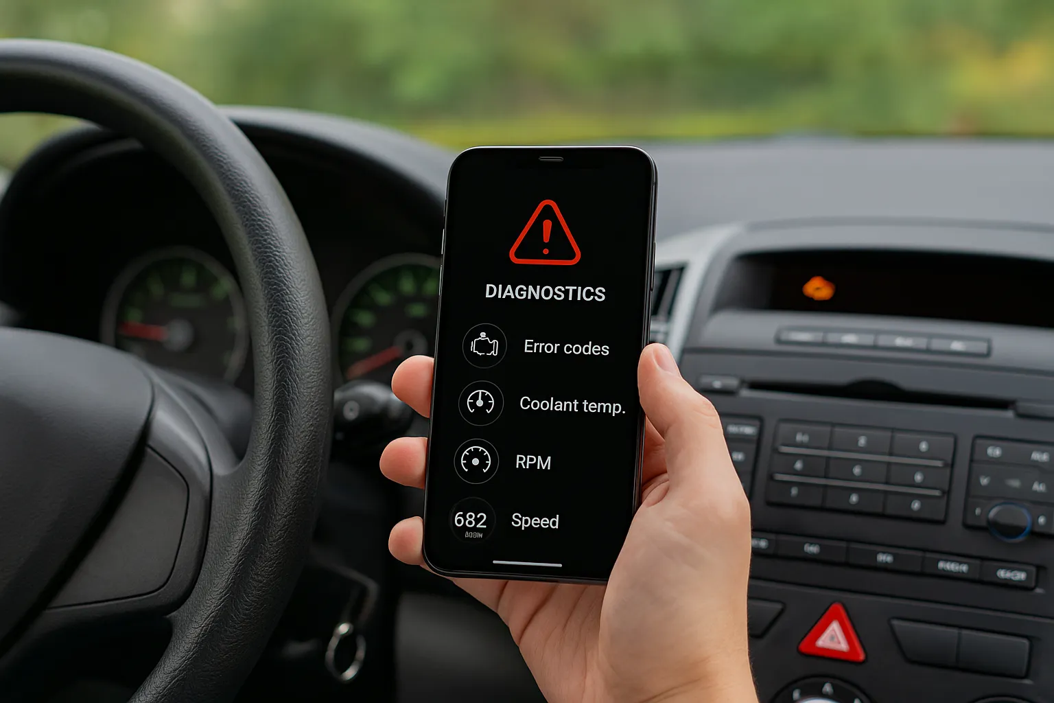 Descubra problemas no carro com um simples toque! 🚗