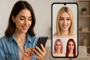 Teste Cortes e Cores de Cabelo