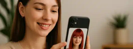 Transforme seu visual com apps que mudam o cabelo! 💇‍♀️