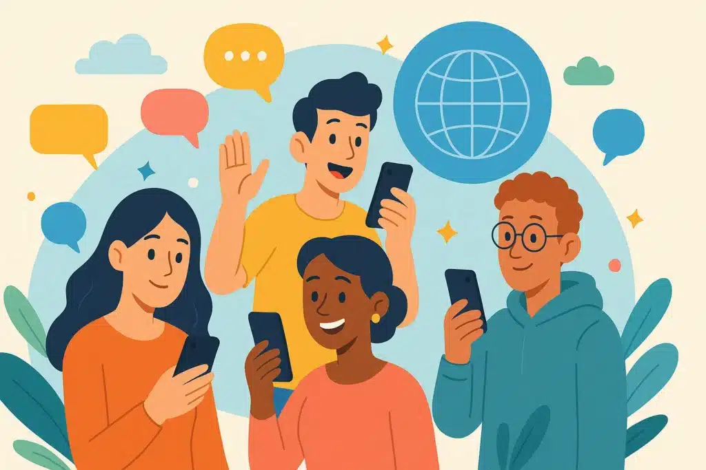 Faça novas amizades com os melhores apps