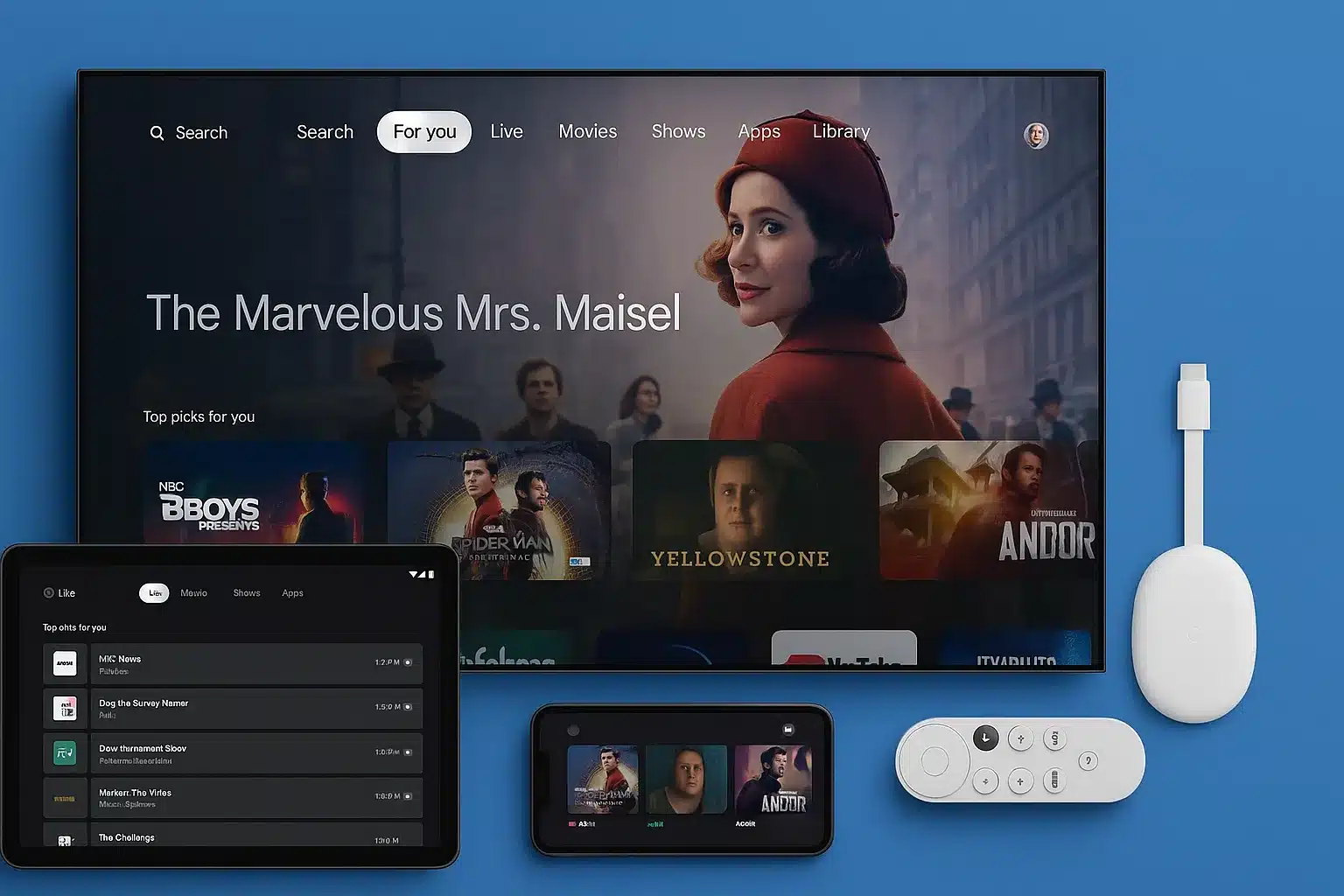 + de 800 Canais Grátis com Google TV para Assistir Onde Quiser!