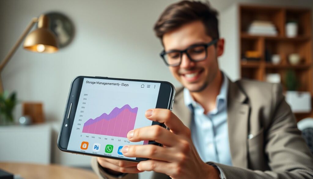 aplicativo gerenciador armazenamento