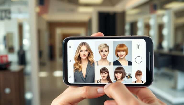 app para testar cortes de cabelo