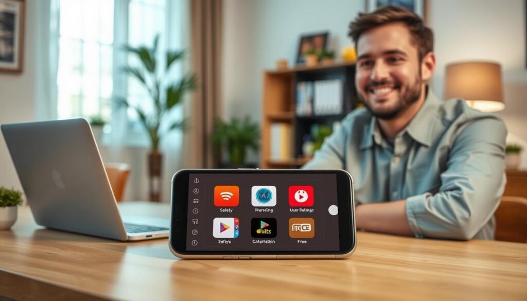 critérios para escolher apps