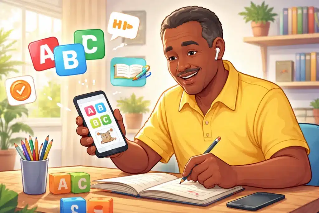 Alfabetização de adultos pelo celular