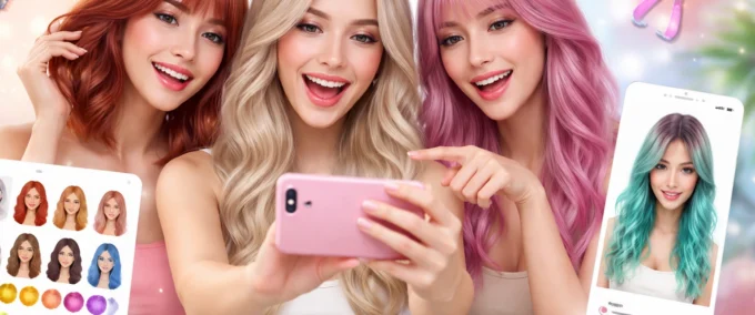 Aplicativos para testar cabelos: mude sem medo 💇‍♀️✨