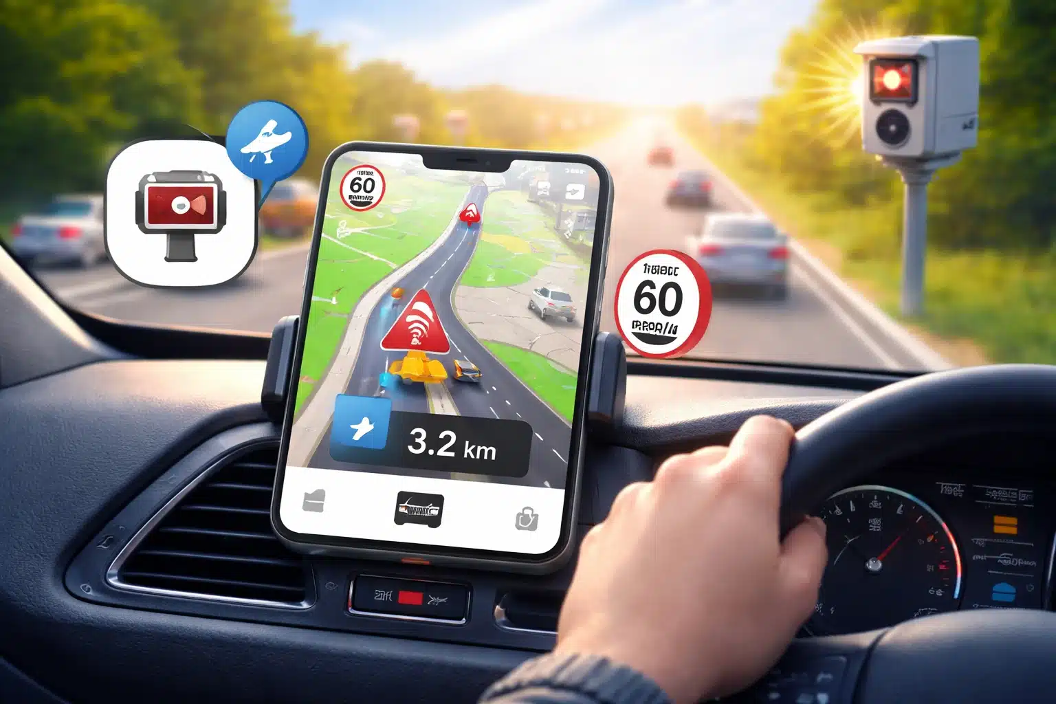 App para identificar radares grátis e evitar multas 🚗📱