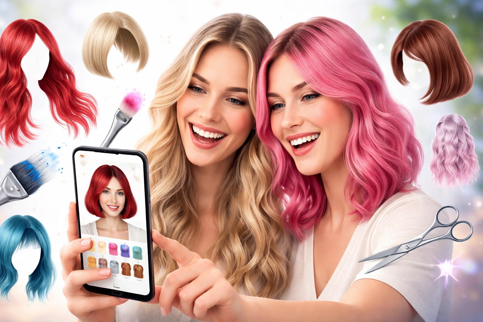 Apps de Cabelo Grátis: Teste Cor e Corte no Celular