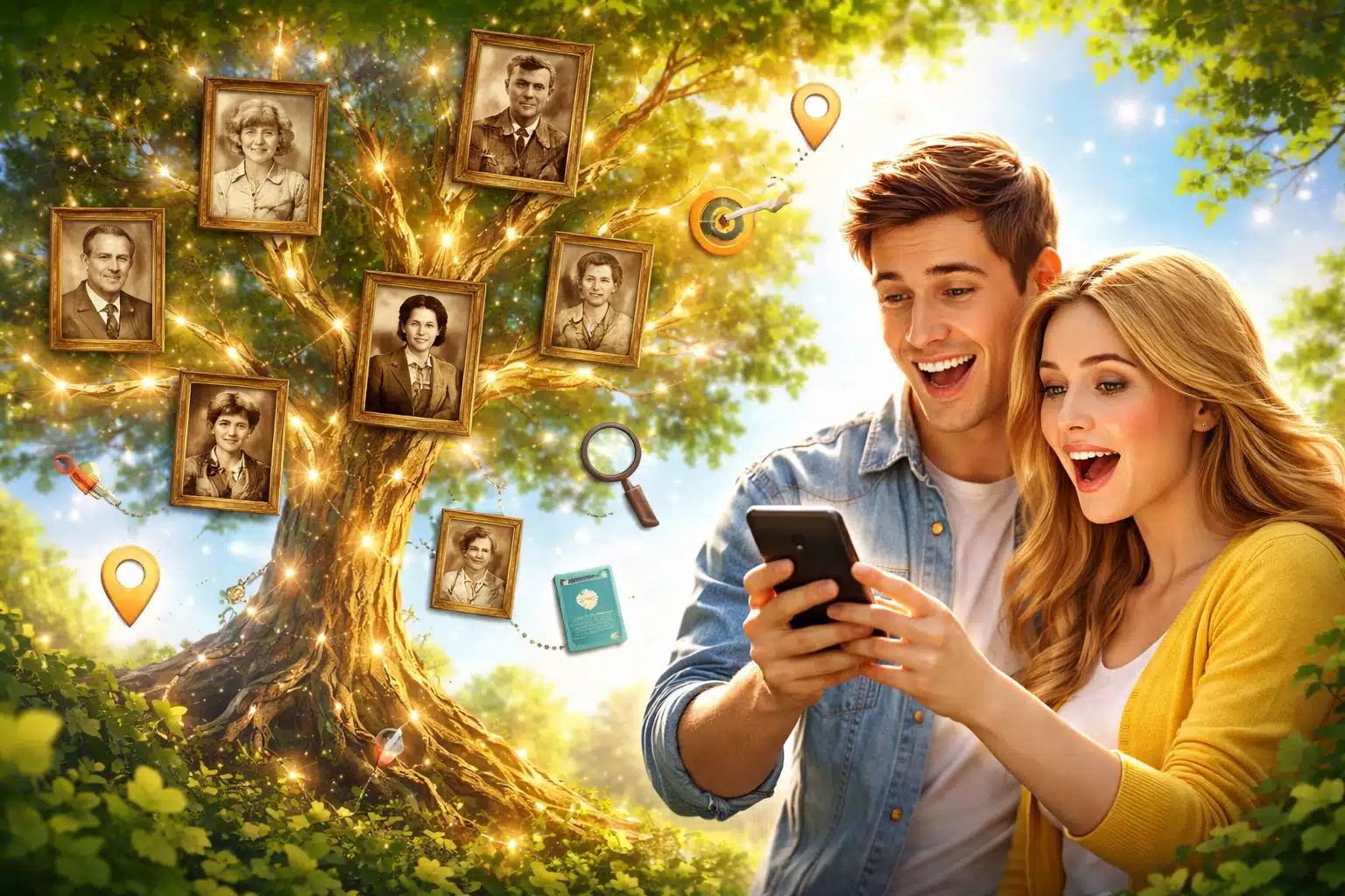 🌳 Descobrir antepassados pelo sobrenome ficou fácil