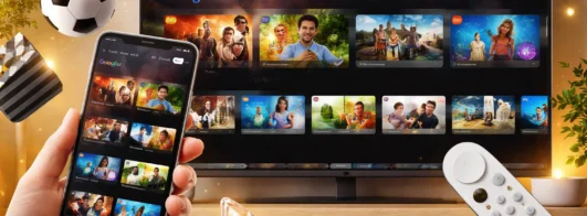 Mais de 800 Canais Grátis com Google TV no Celular 📺✨