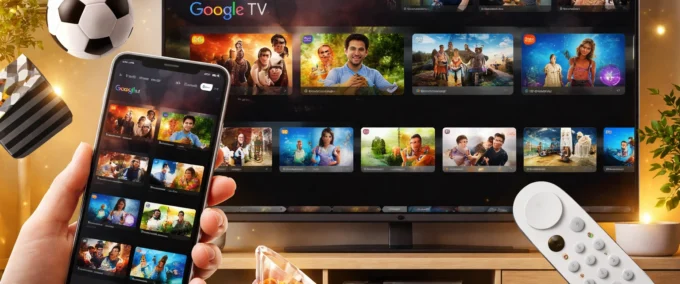 Mais de 800 Canais Grátis com Google TV no Celular 📺✨