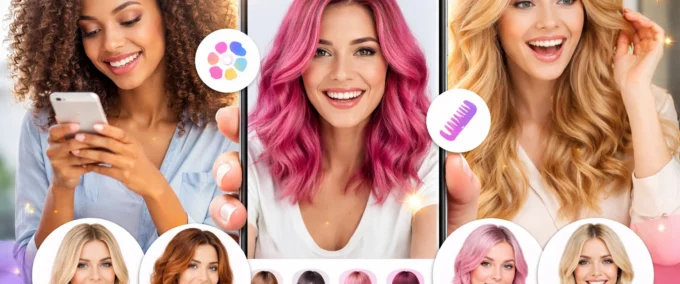 App que muda o cabelo: teste novos estilos no celular