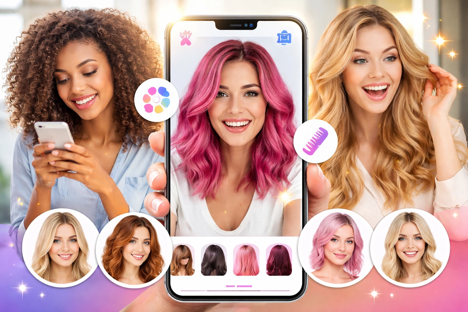App que muda o cabelo: teste novos estilos no celular