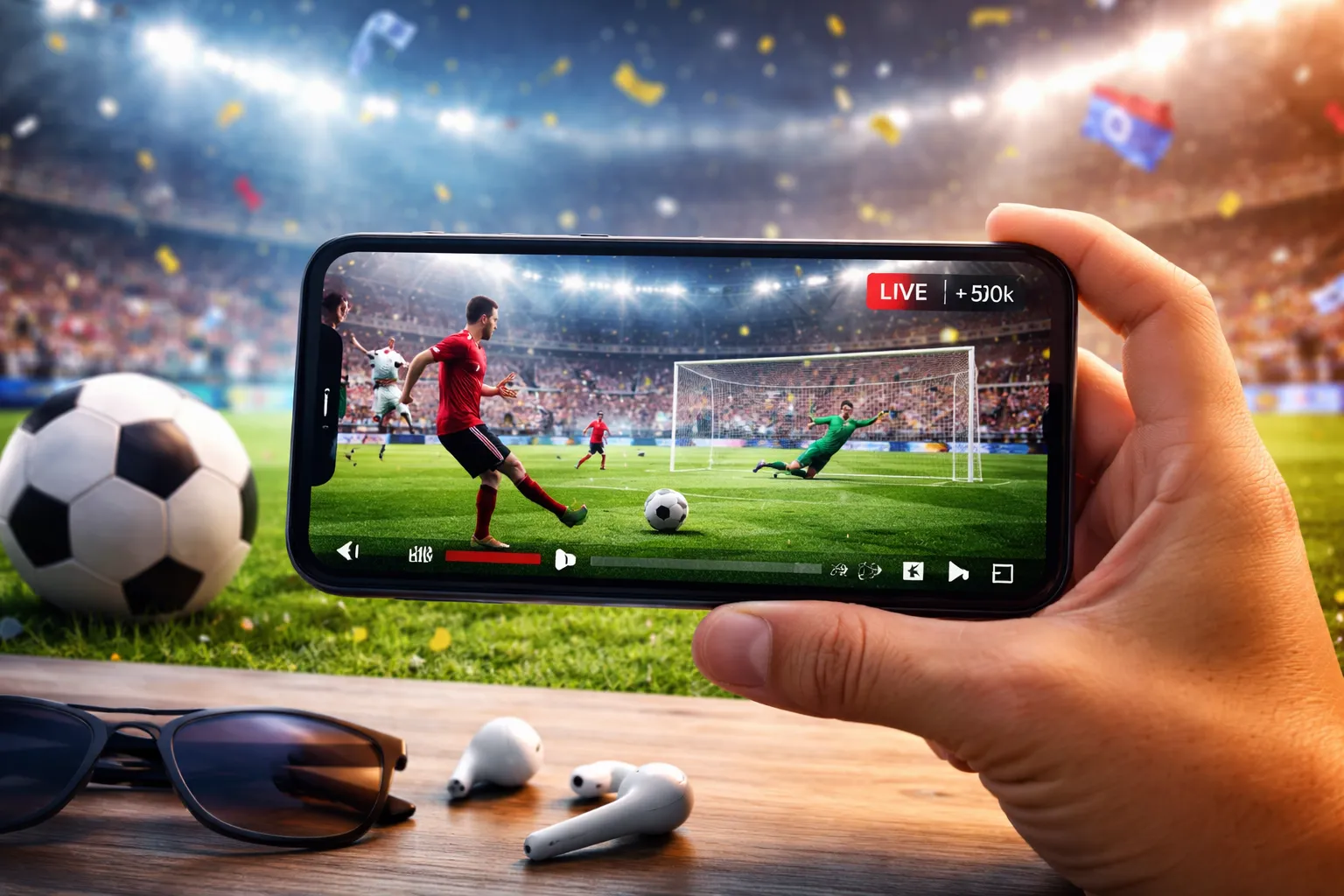 Assista futebol grátis no celular agora mesmo ⚽