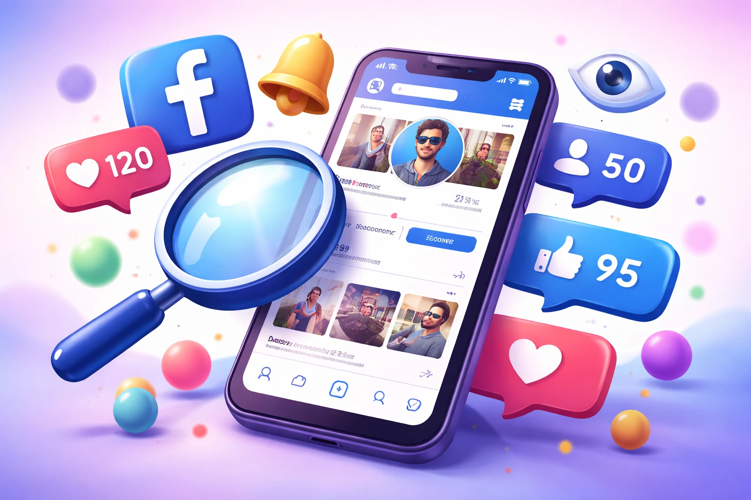 Como saber o que ele faz nas redes sociais?