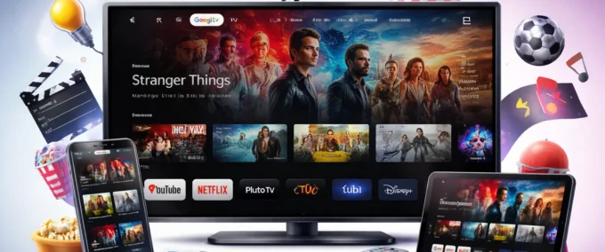 Google TV mais de 800 canais, filmes e séries grátis