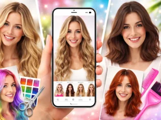 Teste cortes e cores antes de mudar o cabelo 💇‍♀️