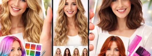 Teste cortes e cores antes de mudar o cabelo 💇‍♀️