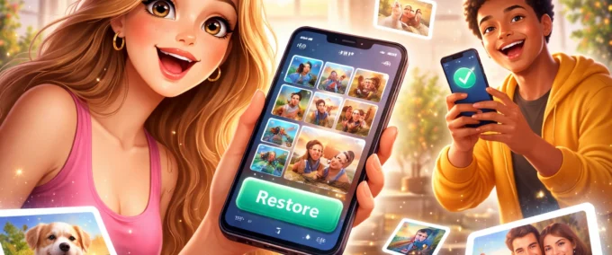 Aplicativo para recuperar fotos perdidas fácil e rápido