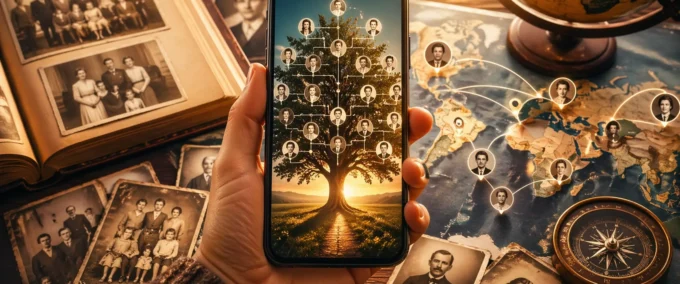 Descubra Histórias da Família Pelo Sobrenome no Celular