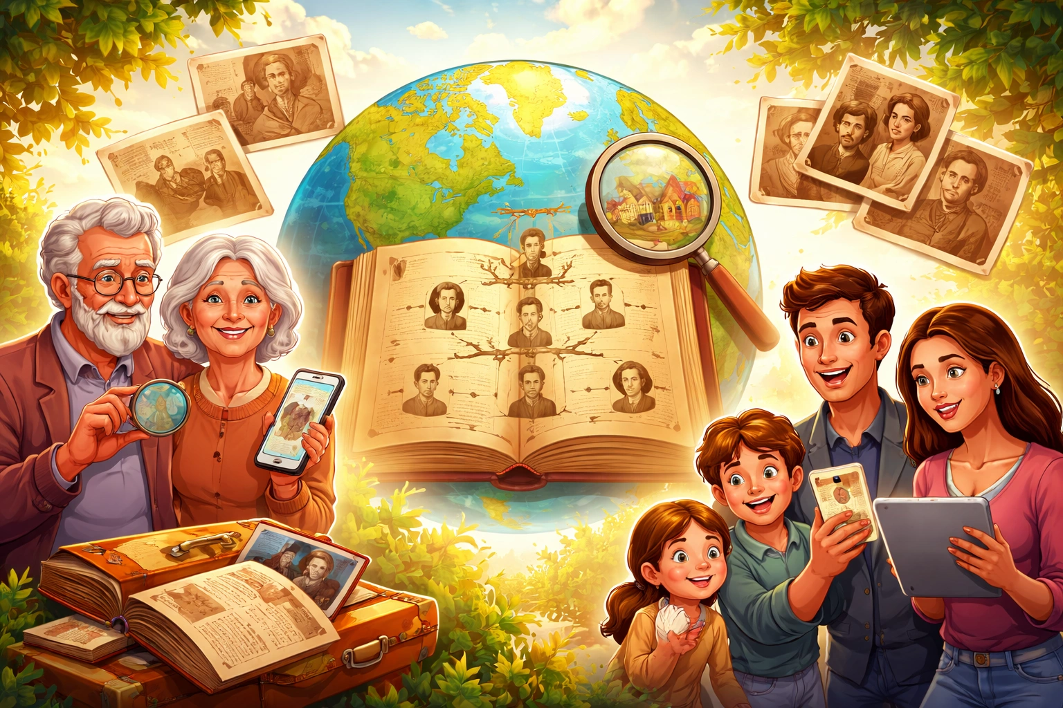 Descubra a História da Família Pelo Sobrenome 📜