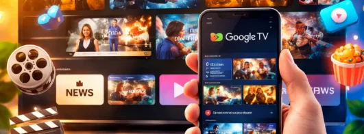 Google TV com +800 canais grátis no celular 📺✨