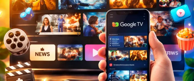 Google TV com +800 canais grátis no celular 📺✨