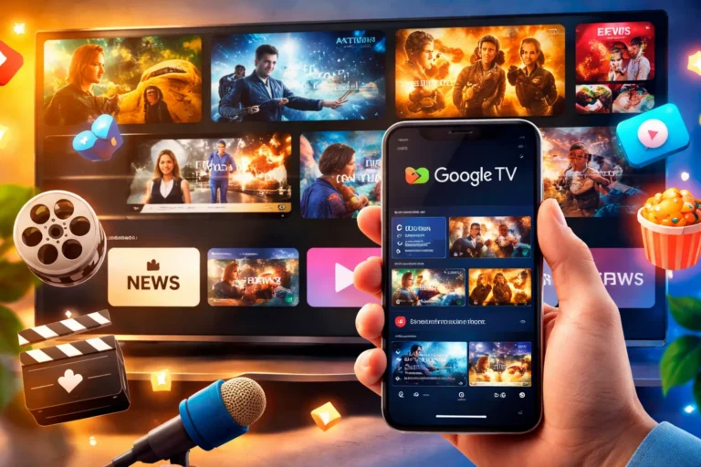 Google TV com +800 canais grátis