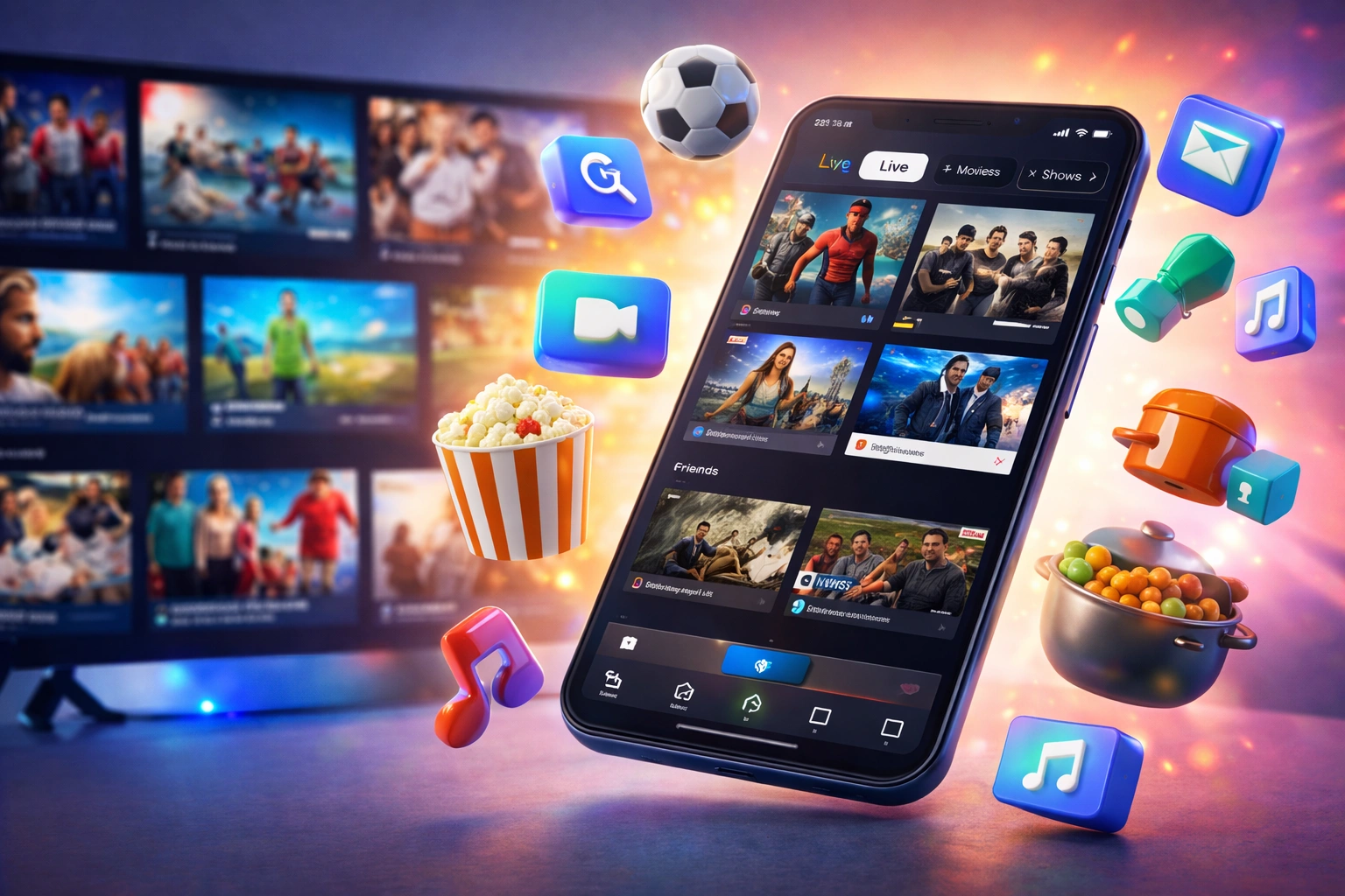 Google TV com Mais de 800 Canais Grátis no App