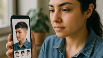 Testar Cortes de Cabelo no Celular