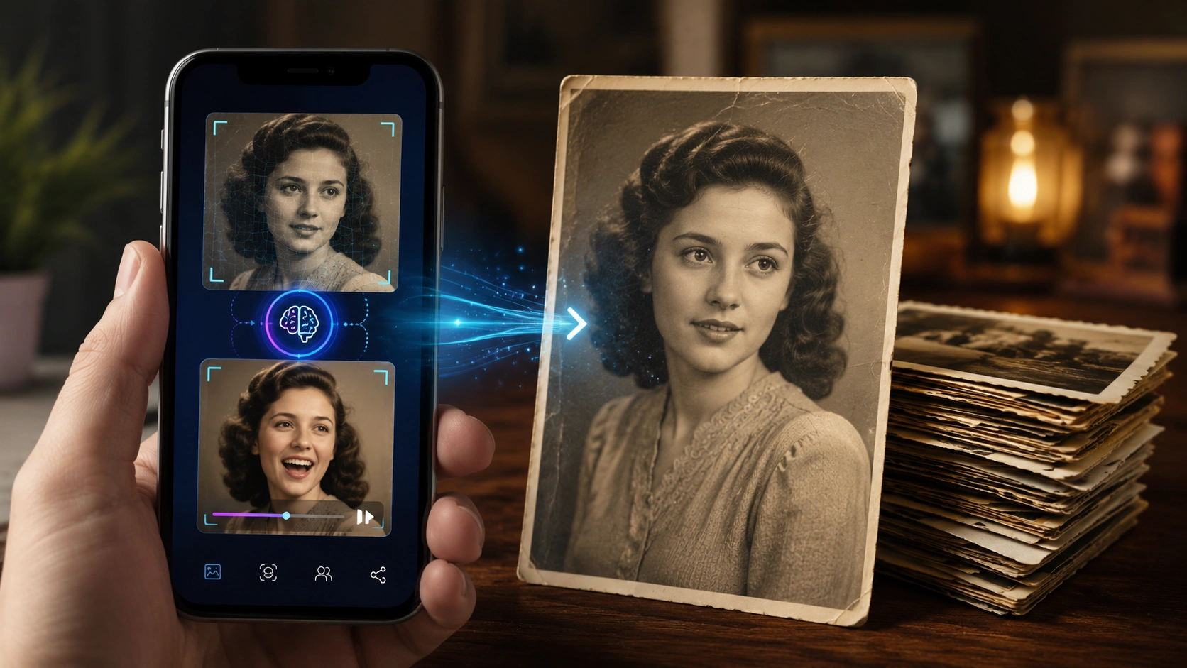 App Para Animar Fotos Antigas com IA Grátis