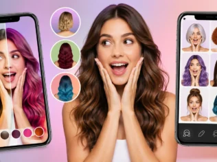 Apps Que Mudam Seu Cabelo em Segundos 😍