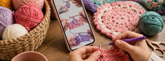 Aprenda Crochê no Celular Grátis com Estes Apps