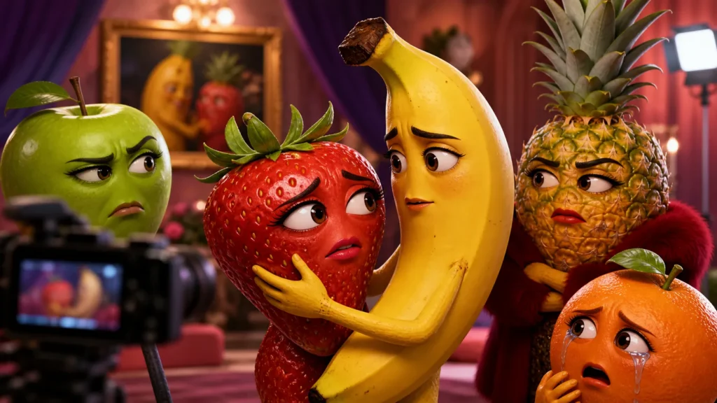 Crie novelas de frutas com IA