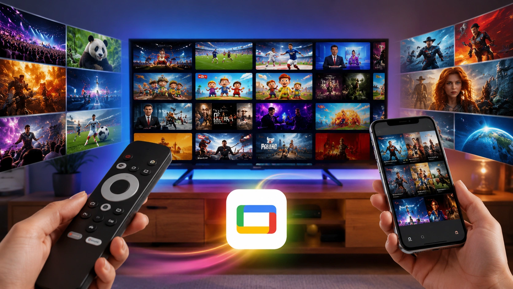 Google TV Com Mais de 800 Canais Liberados 📺