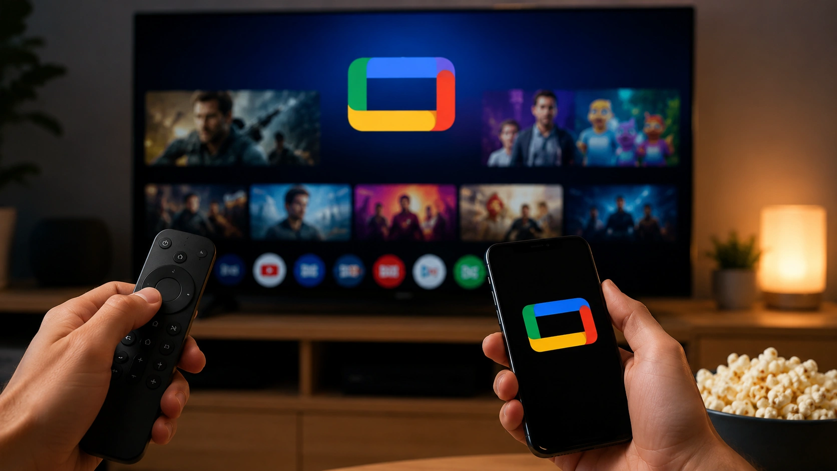 Google TV com Canais Liberados no Celular 📺