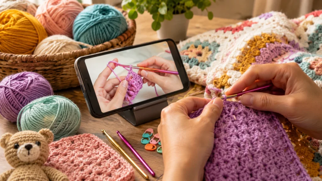 App para Aprender Crochê