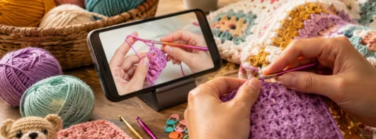 App para Aprender Crochê Grátis Pelo Celular