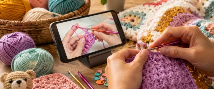 App para Aprender Crochê Grátis Pelo Celular