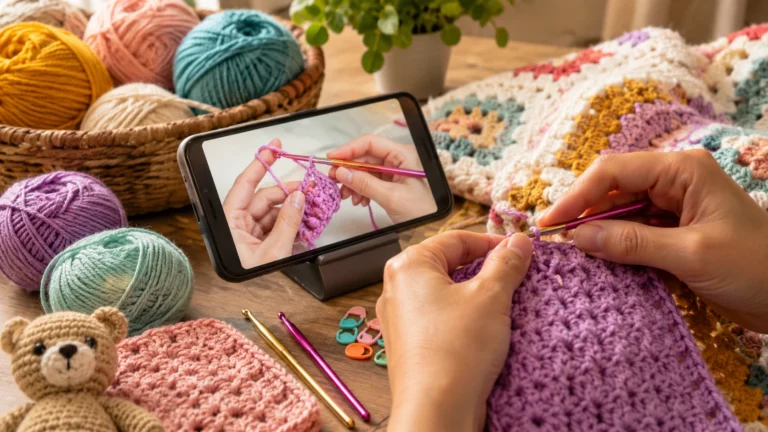 App para Aprender Crochê