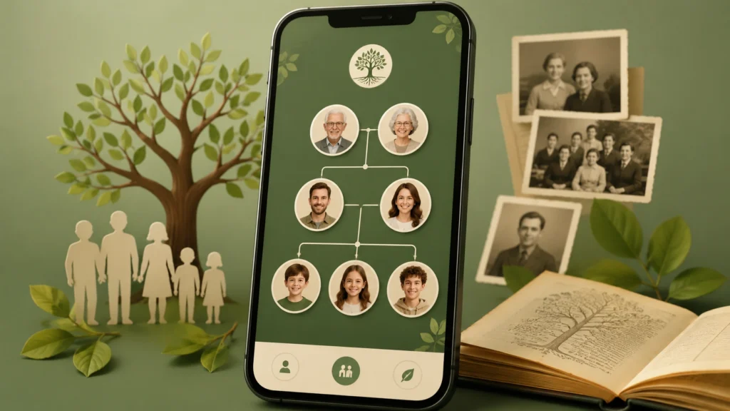 App para ver história da família pelo sobrenome