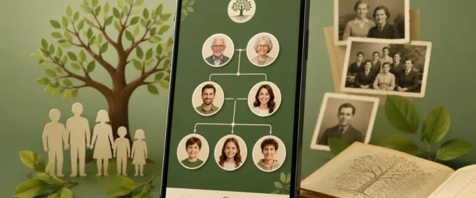 App para ver história da família pelo sobrenome