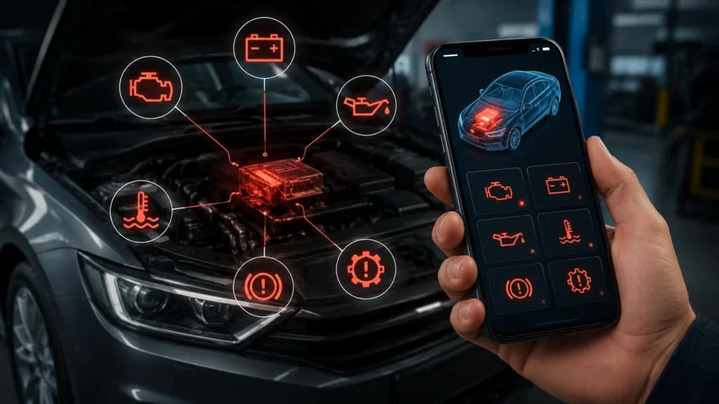 app para detectar problemas no carro