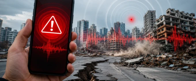 App de alerta terremoto em tempo real