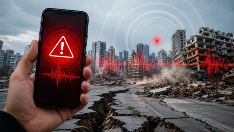App de alerta terremoto em tempo real
