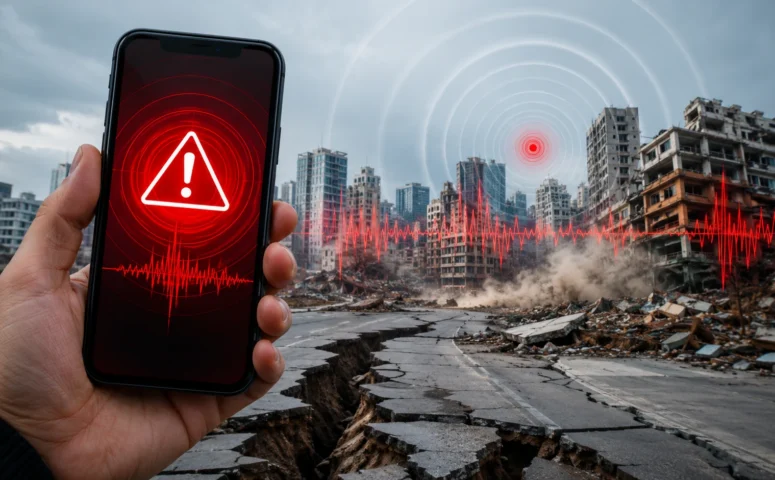 App de alerta terremoto em tempo real